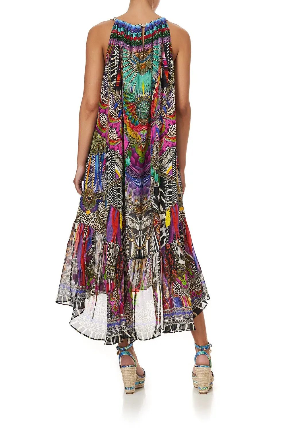 Drop Shoulder Flared Camilla Dress photo 4