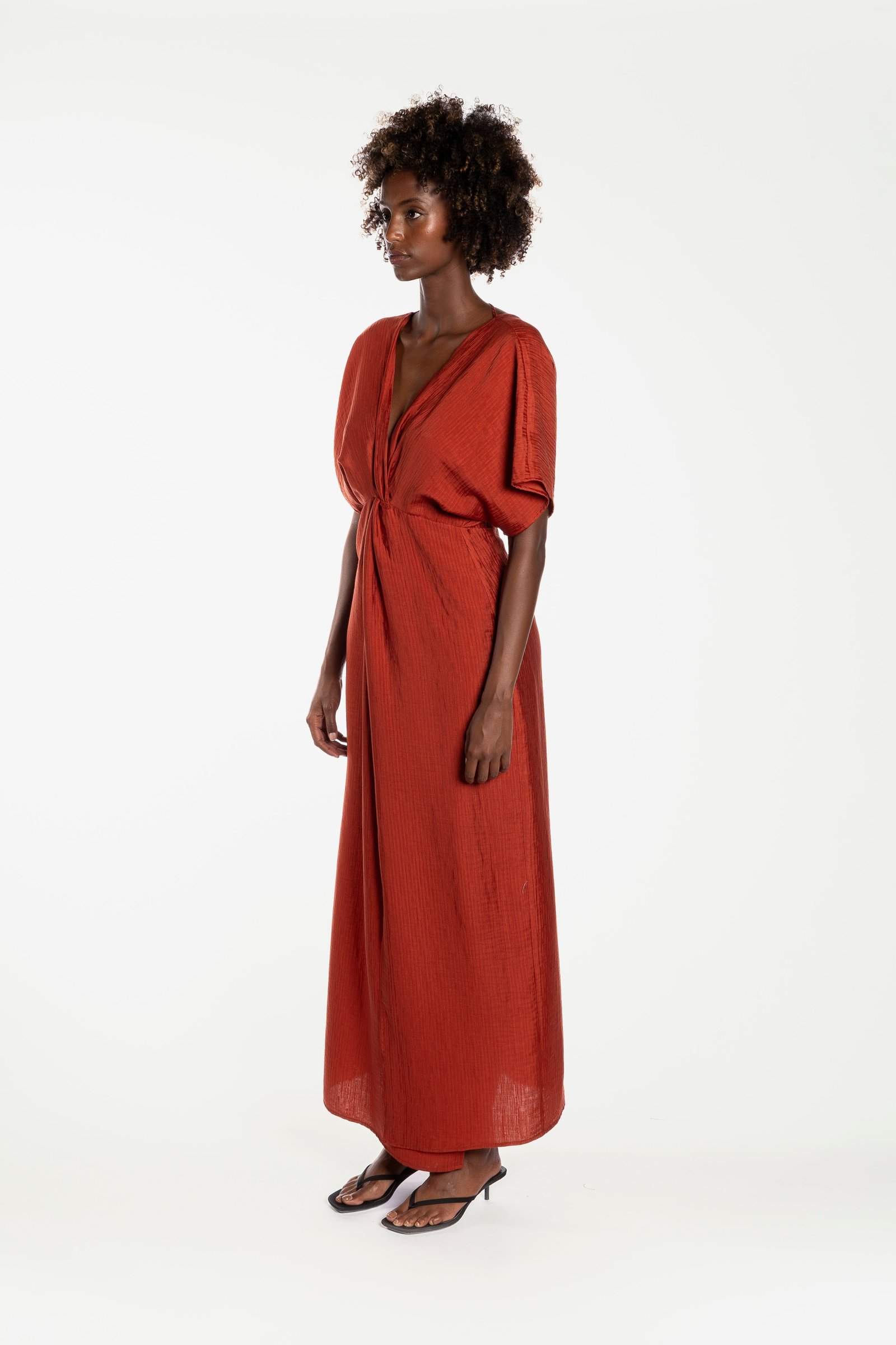 ONE FELL SWOOP PROVENCE MAXI DRESS - AMBER photo 4