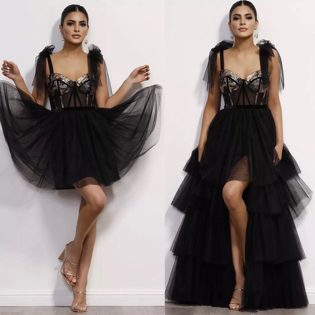 MARIAN RAHME PARISIAN CHIC TWO WAY GOWN- Black photo 3