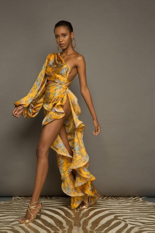 Bronx & Banco Hanna Gown Floral Size 6 photo 3