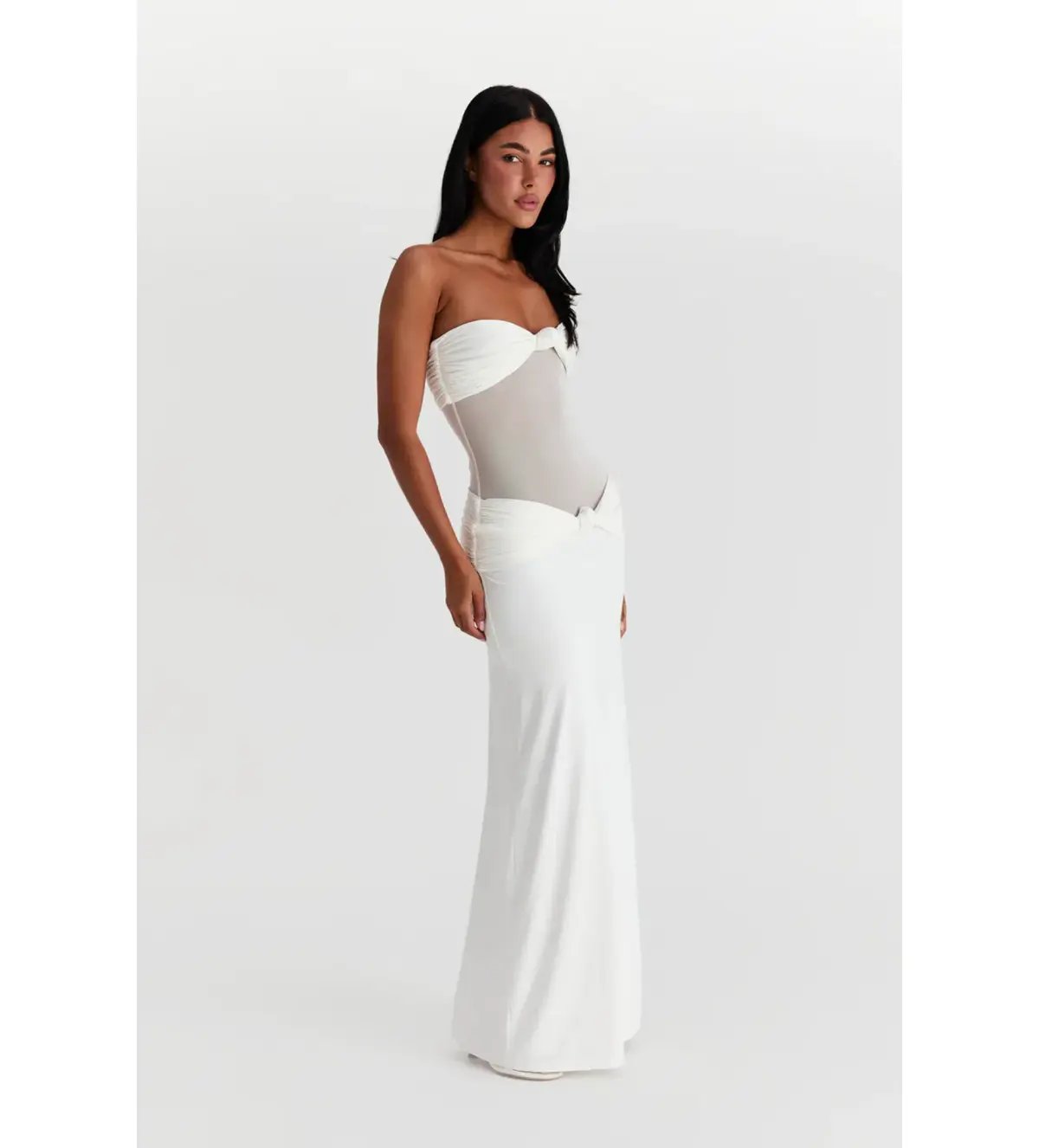 Sasha Therese Amara Maxi Dress In White Size XS/AU 6 photo 2