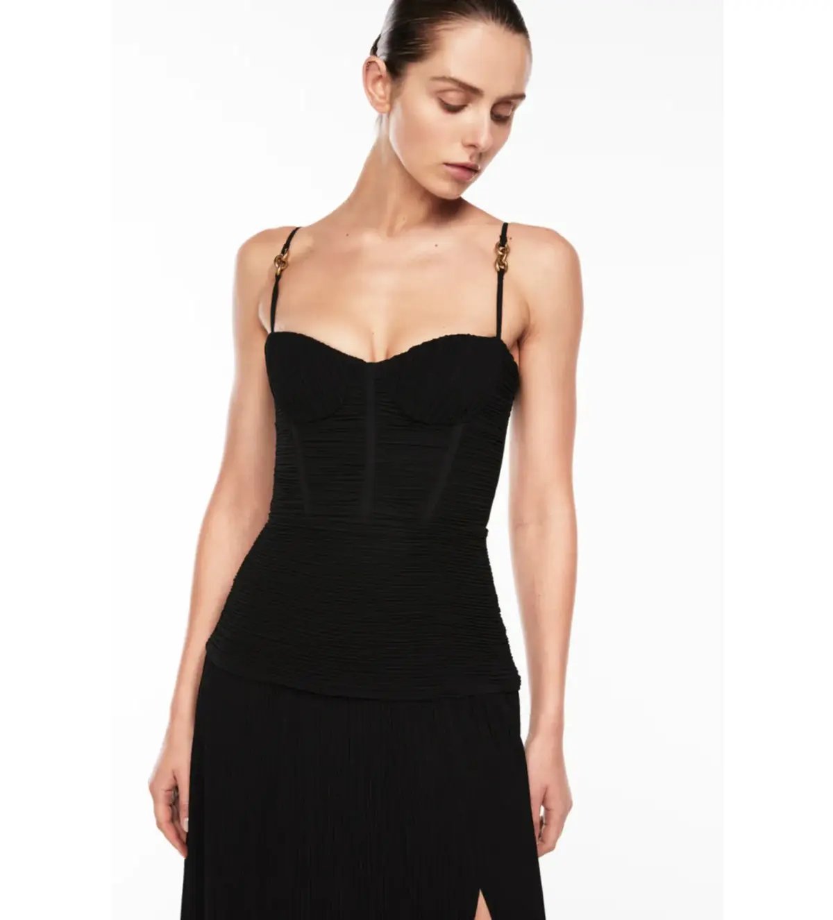 Manning Cartell Double Time Pleat Black Size S/AU 8 photo 6