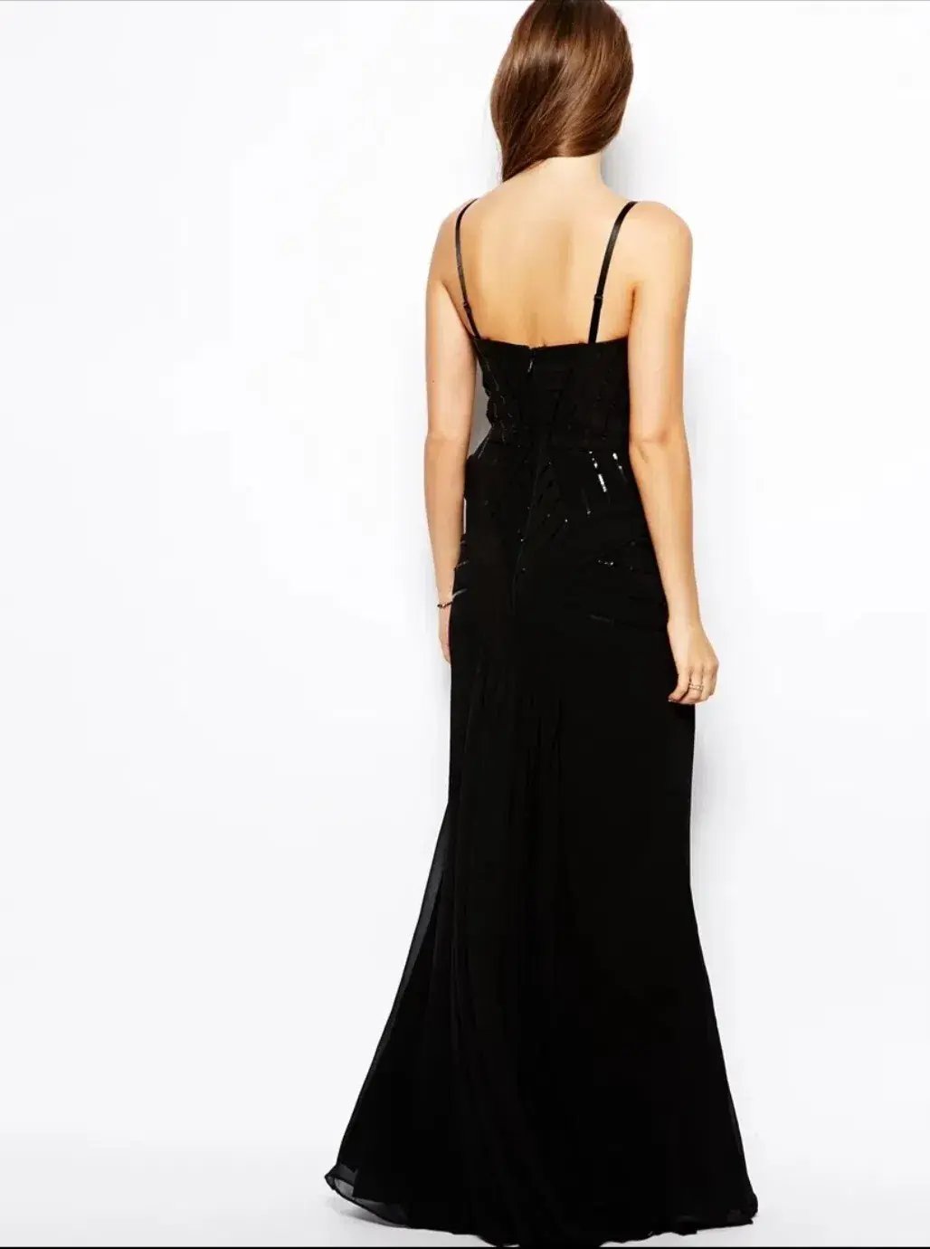 Bariano Sequin Peplum Dress - size 8 photo 2