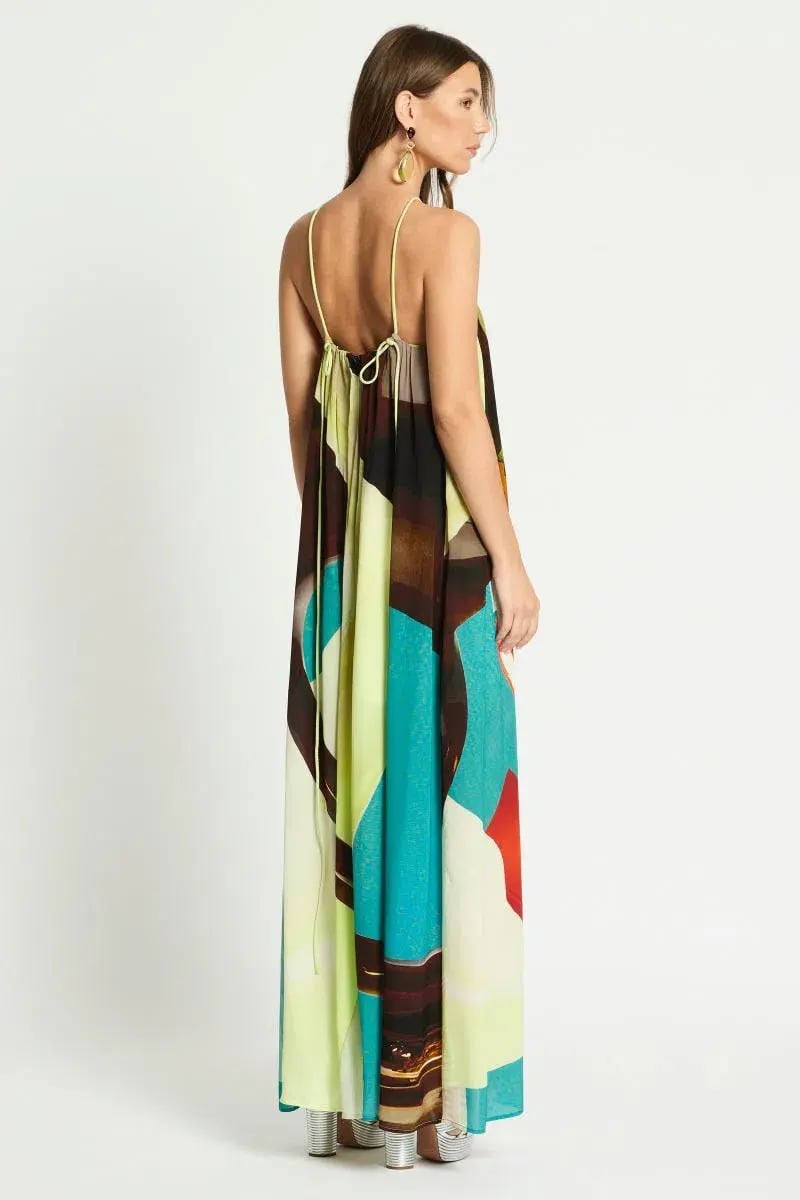 Sass & Bide Dissimulation Maxi Dress Print Size 8 photo 3
