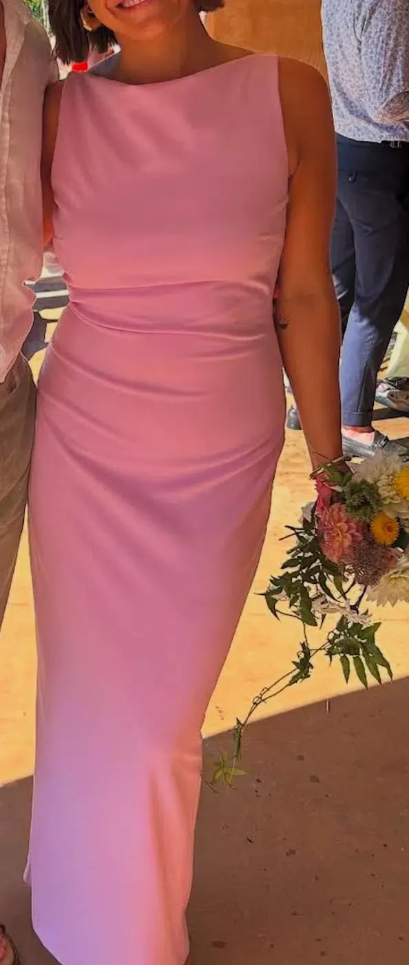 Effie Kats Verona Gown Pink Size AU 10 photo 6