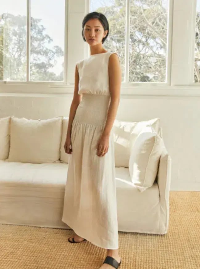 Sir The Label Lorena Maxi Dress White Size 0 / AU 6 photo 2