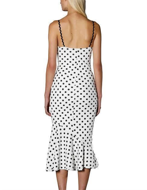 By Johnny Polka Bias Slip Dress Size 12 photo 3