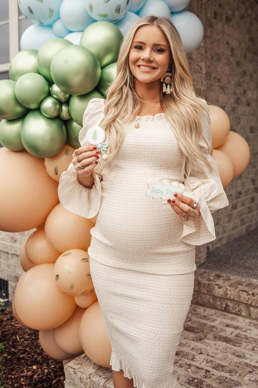 Petal and Pup Leona Midi Dress - Apricot photo 2