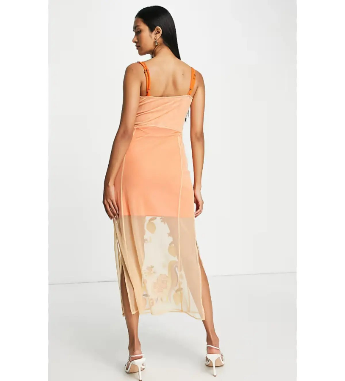 Never Fully Dressed Orange Midi Dress Orange Size AU 14 photo 2