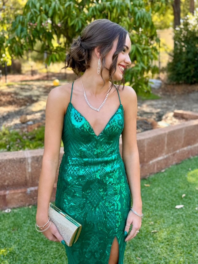 Bariano Mia Lace Up Gown photo 4
