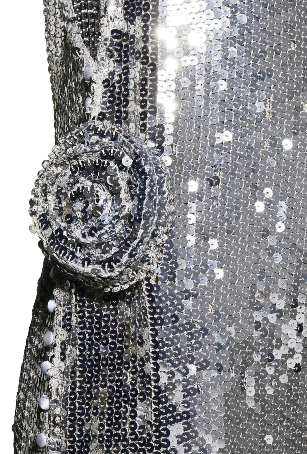 Magda Butrym x H&M Sequin Rose Appliqué Maxi Dress Size XL/AU16 photo 5