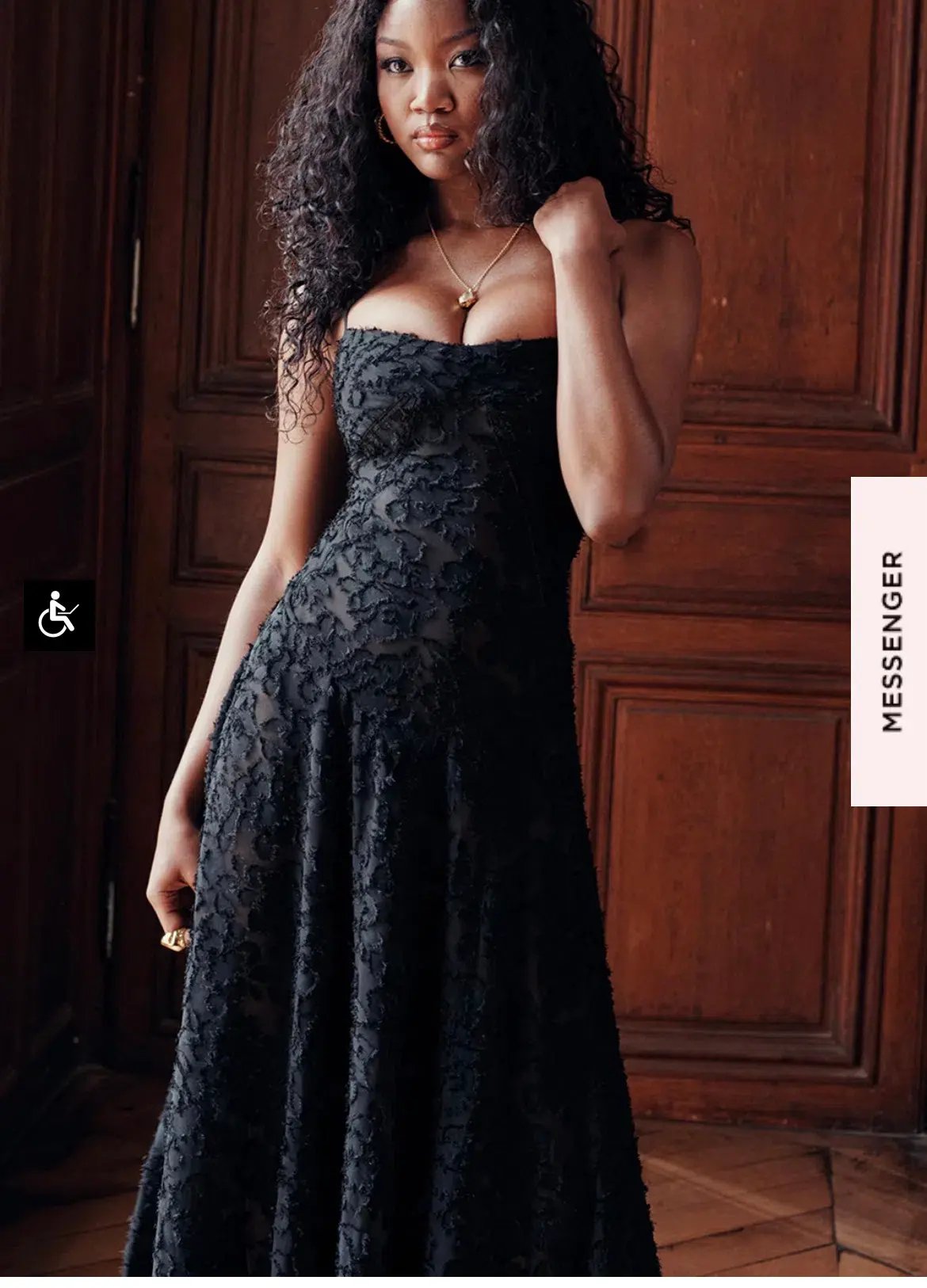 House of CB Seren Black dress Size S photo 2