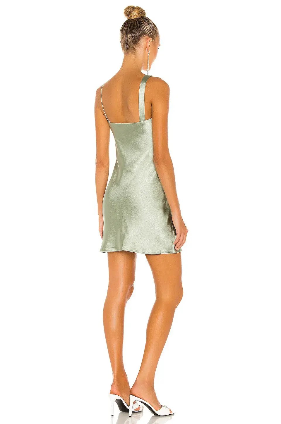 Misha Chandra Dress Sage Size 12 photo 3