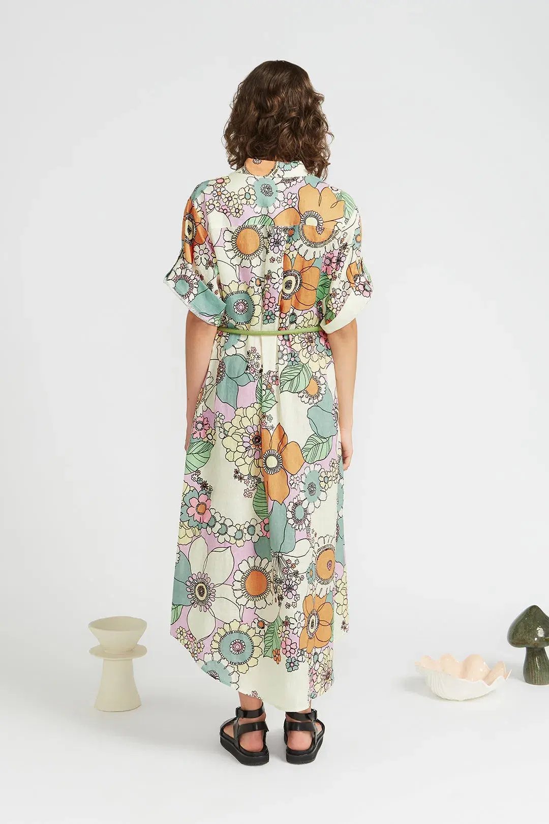 Alemais Farrah Shirtdress Print Size 6 photo 3
