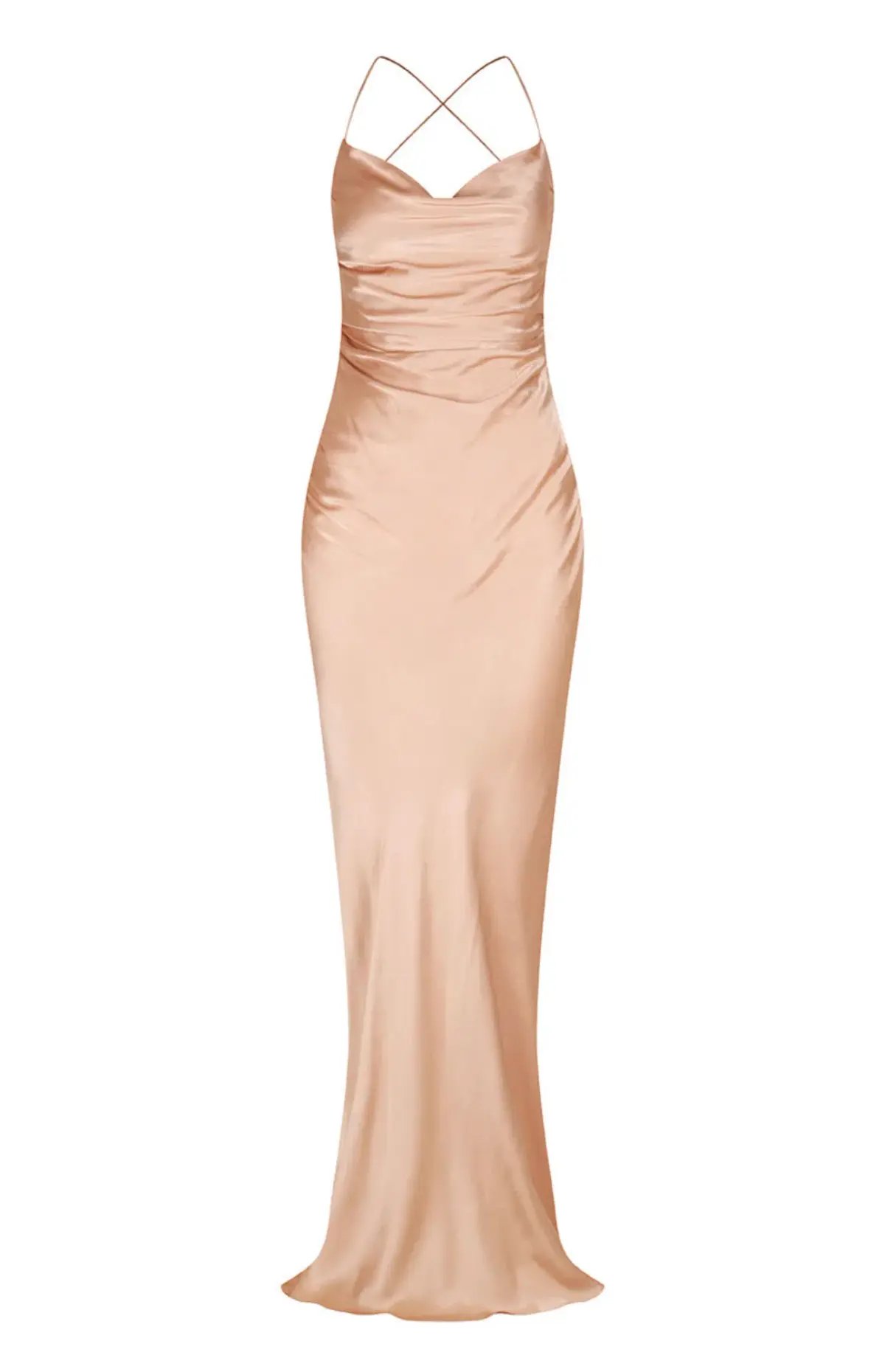 Shona Joy La Lune Lace Back Maxi Dress Desert Rose Size 10 photo 3