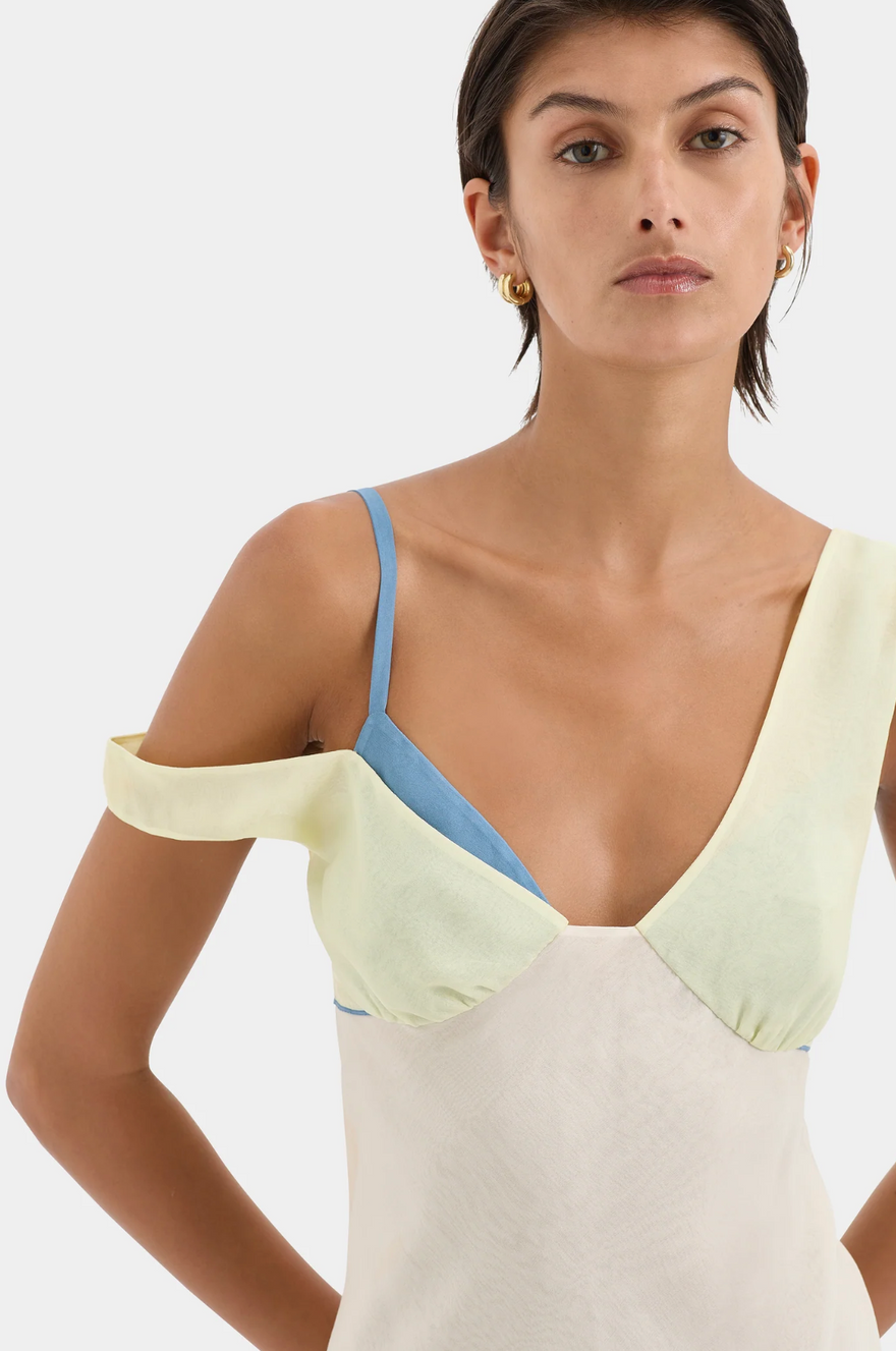 Sir The Label Thames Splice Midi Dress photo 4