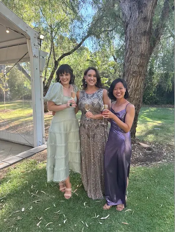 Beauut Bridesmaid Embellished Maxi Dress in Mink Size 14 photo 6
