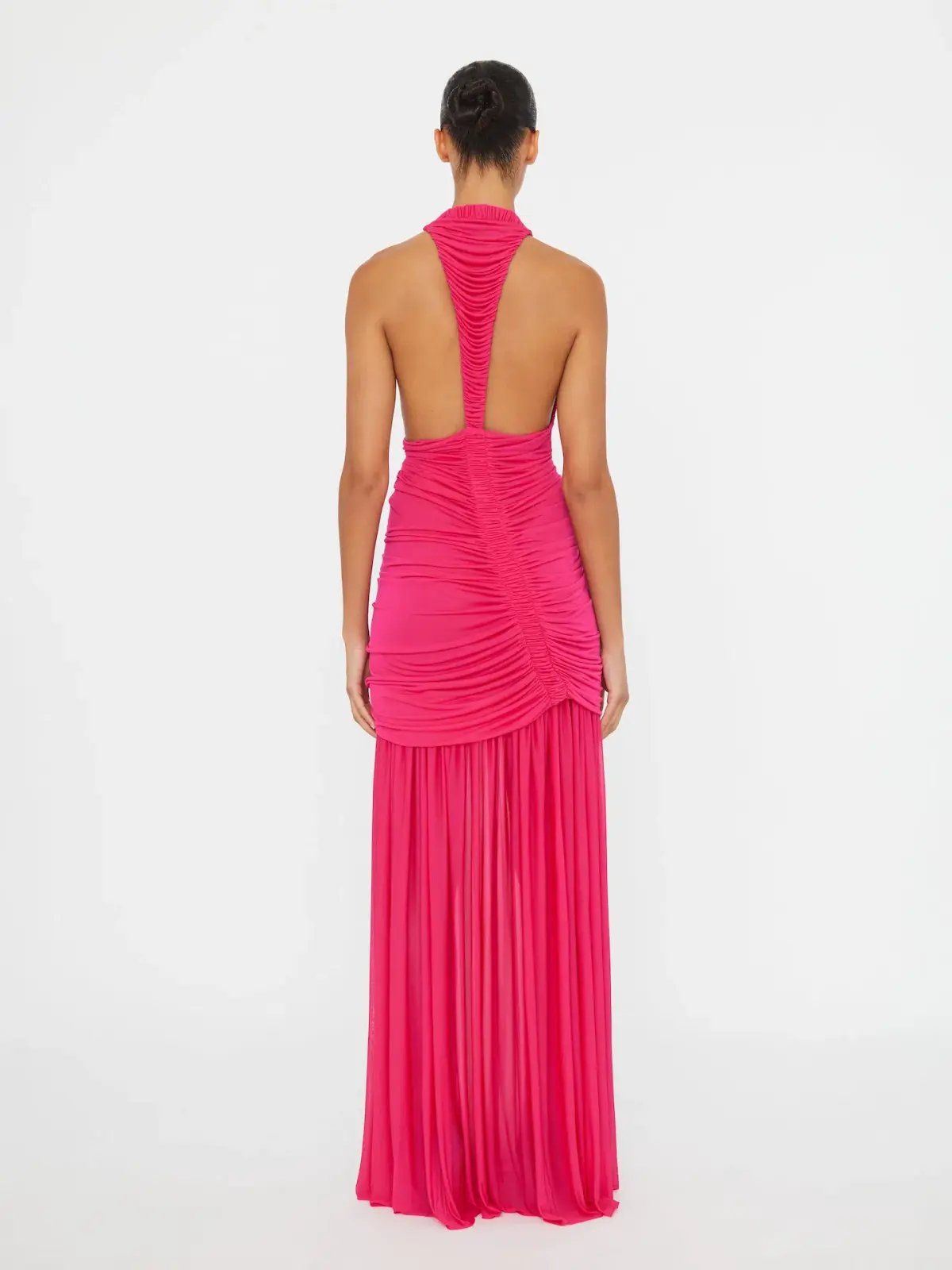 Christopher Esber Orion Gown in Magenta Size 6 photo 3