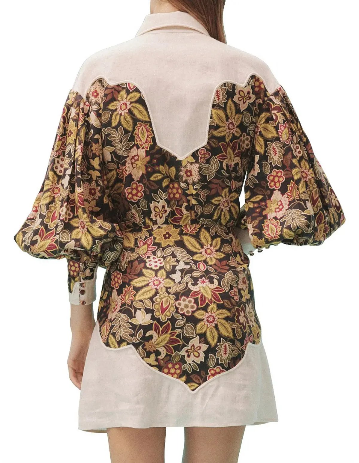 Alémais Isabella Panel Mini Dress Floral Multi Size 14 photo 3
