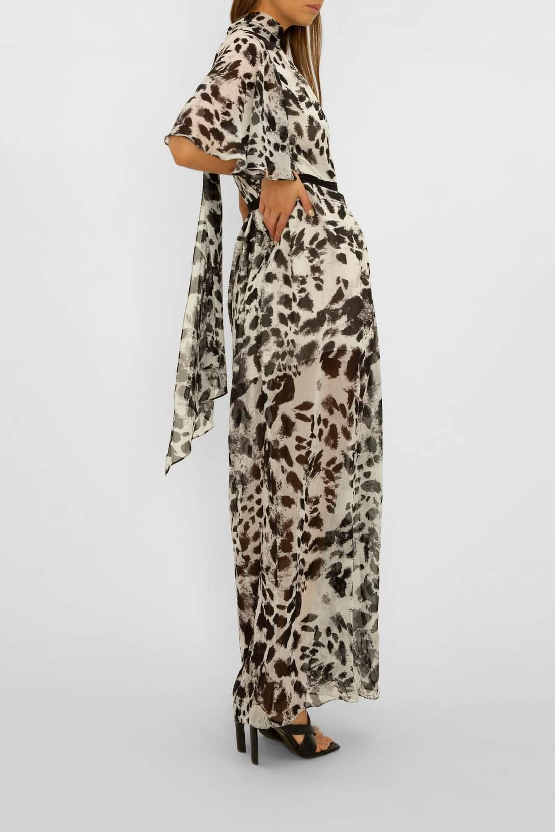 Carla Zampatti Garden Party Dress Print Size 6 photo 3
