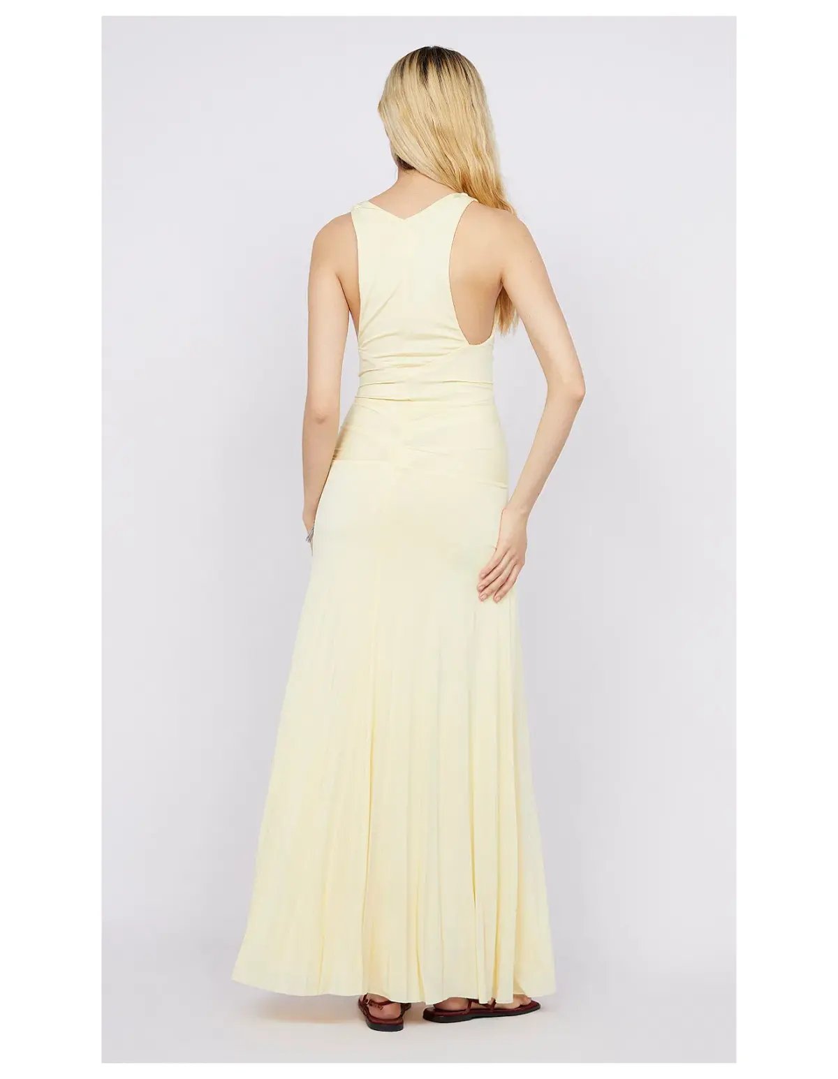 Bec & Bridge Greta Gown Maxi Dress in  Butter Size AU 6 photo 3