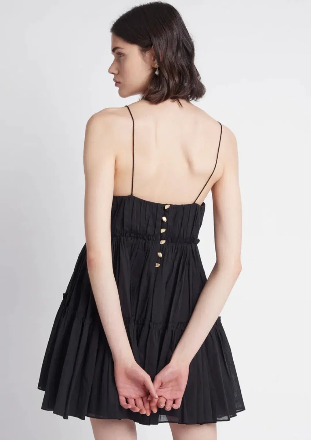 Aje Wilderness Mini Dress Black Size 16 photo 2