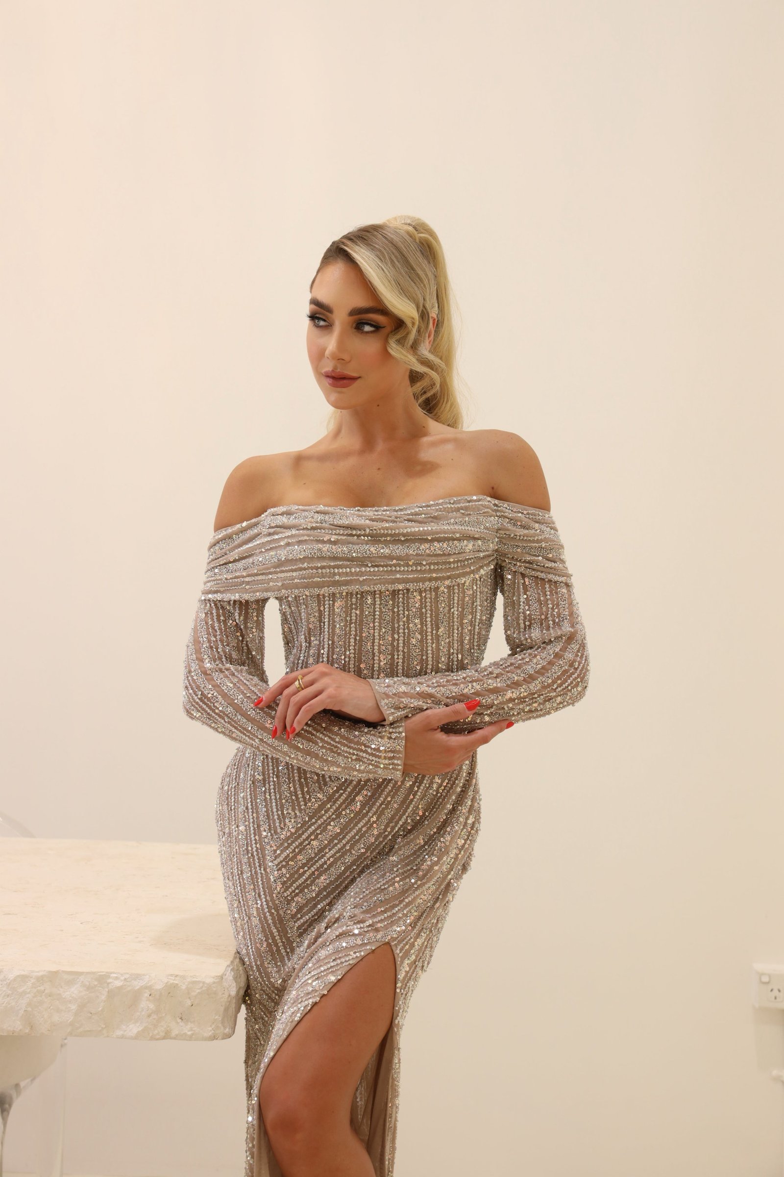 ISABELLA GOWN BY MY SECRET WARDROBE NUDE photo 5