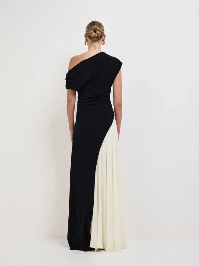 Sheike Celine Maxi Dress Black Contrast Size 10 photo 3