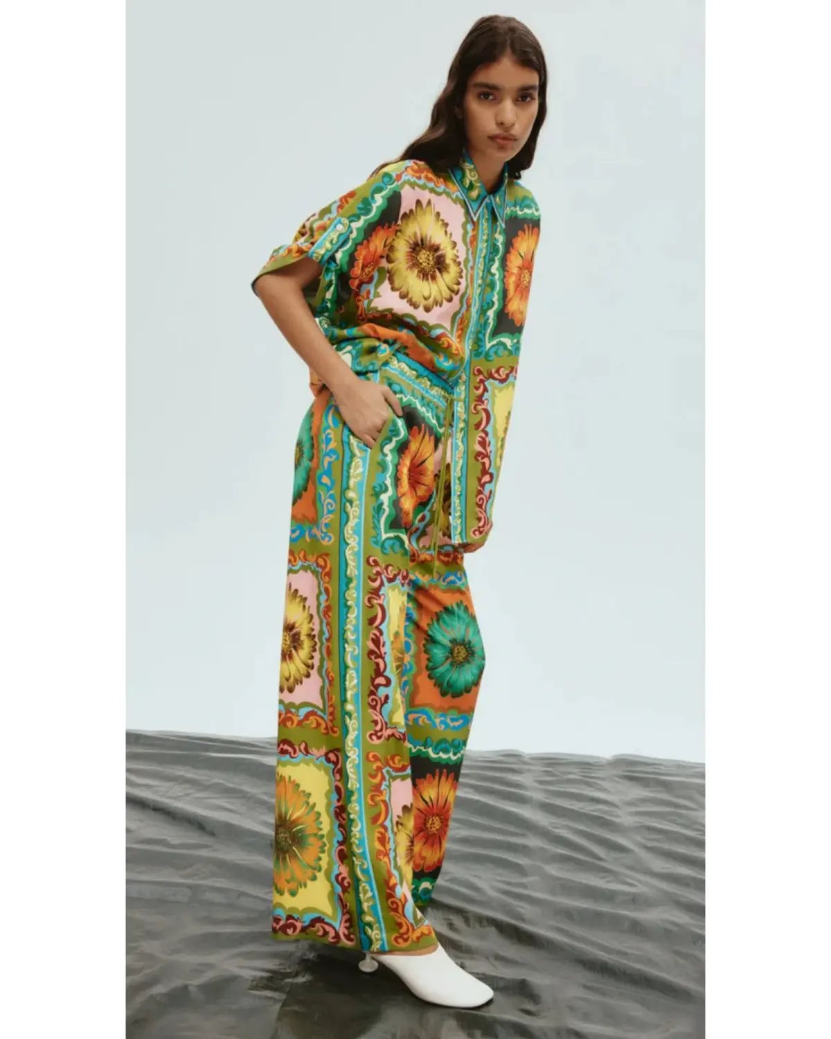 Alemais Disco Daisy Shirt Size 14 and Pants Set Multi Size 16 photo 2
