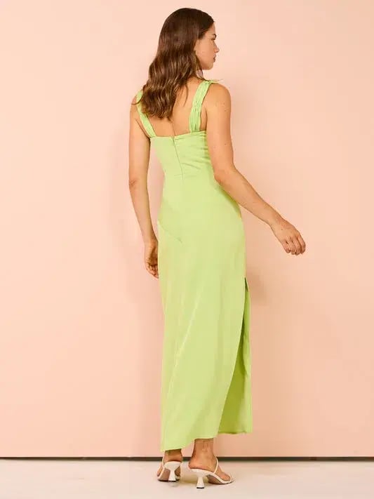 One Fell Swoop Ella Dress In Green Grape Size 10 photo 3