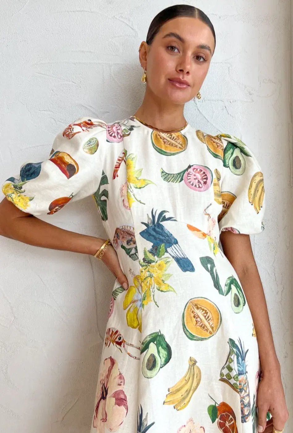 Alemais Theo Midi Dress Multi Size 10 photo 5
