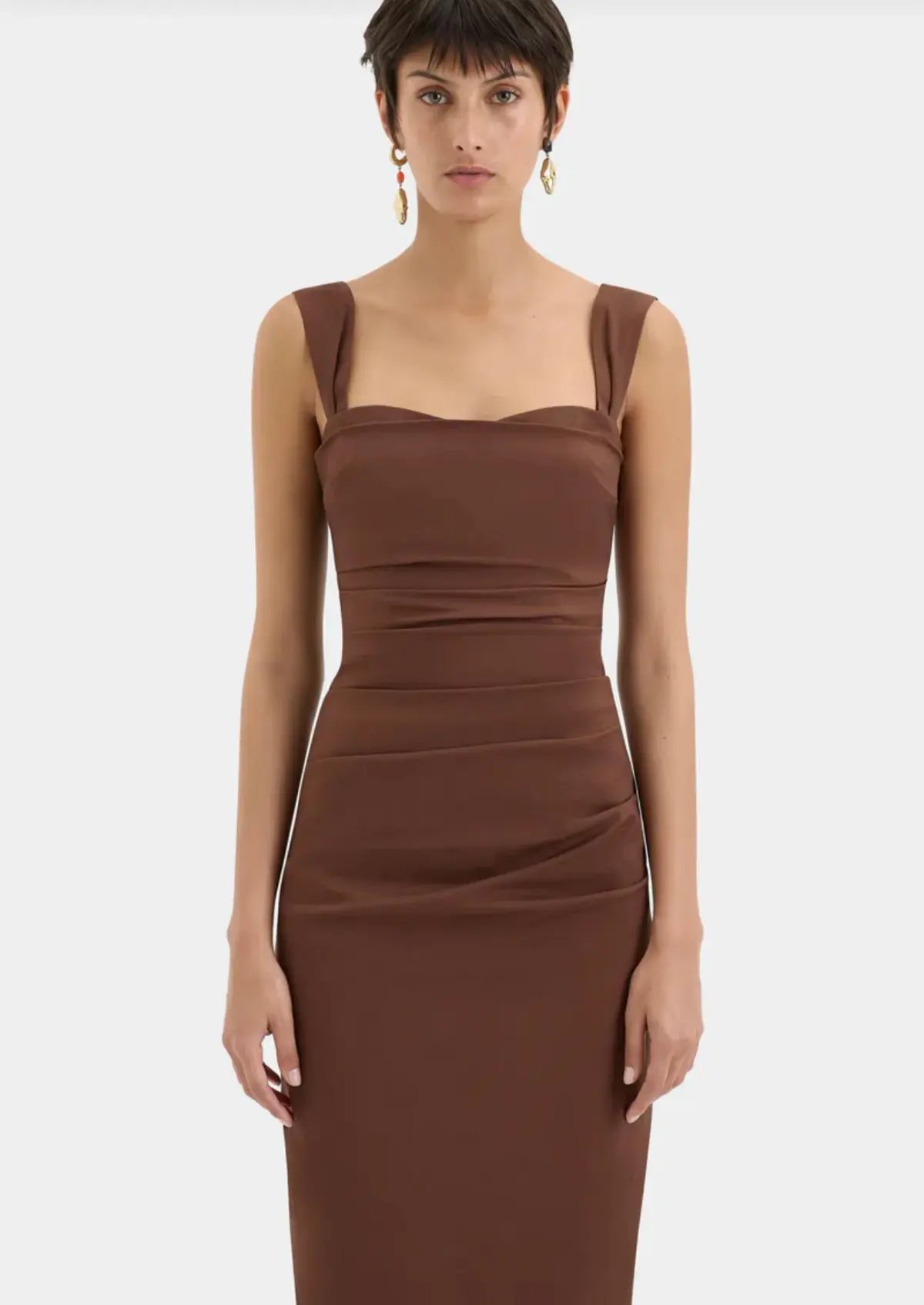 The Dahlia Balconette Gown Brown photo 2