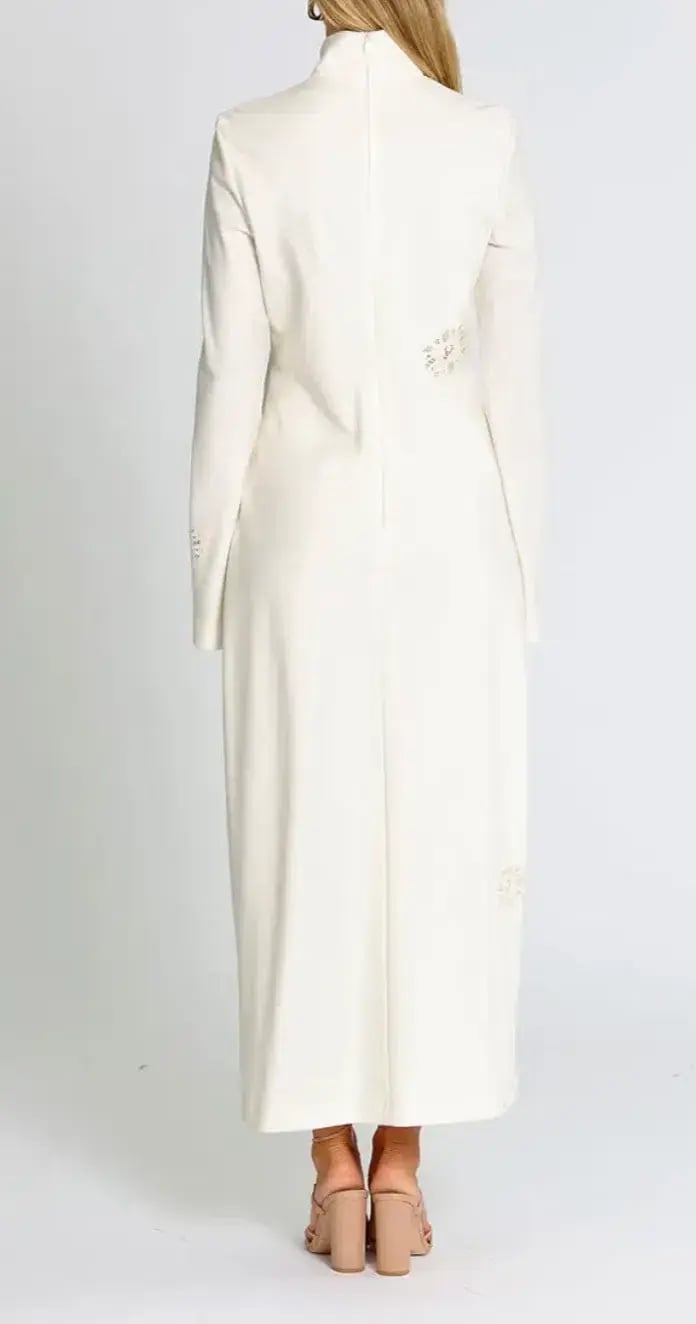 Camilla and Marc Viola Midi Dress Cream Size 8 photo 2