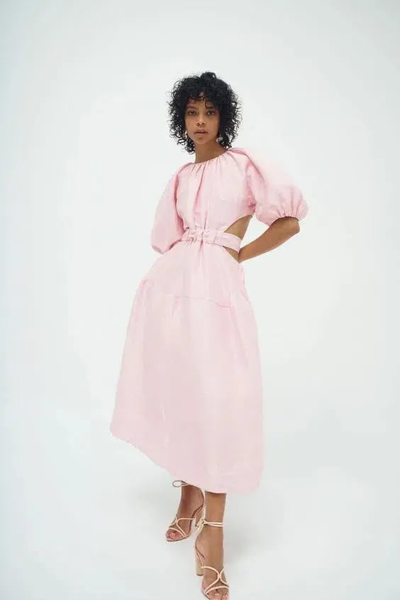 Bec & Bridge Mini Dress Pink Size AU 6 photo 6