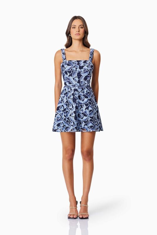 Elliatt Mila Party Dress - Navy Multi photo 2