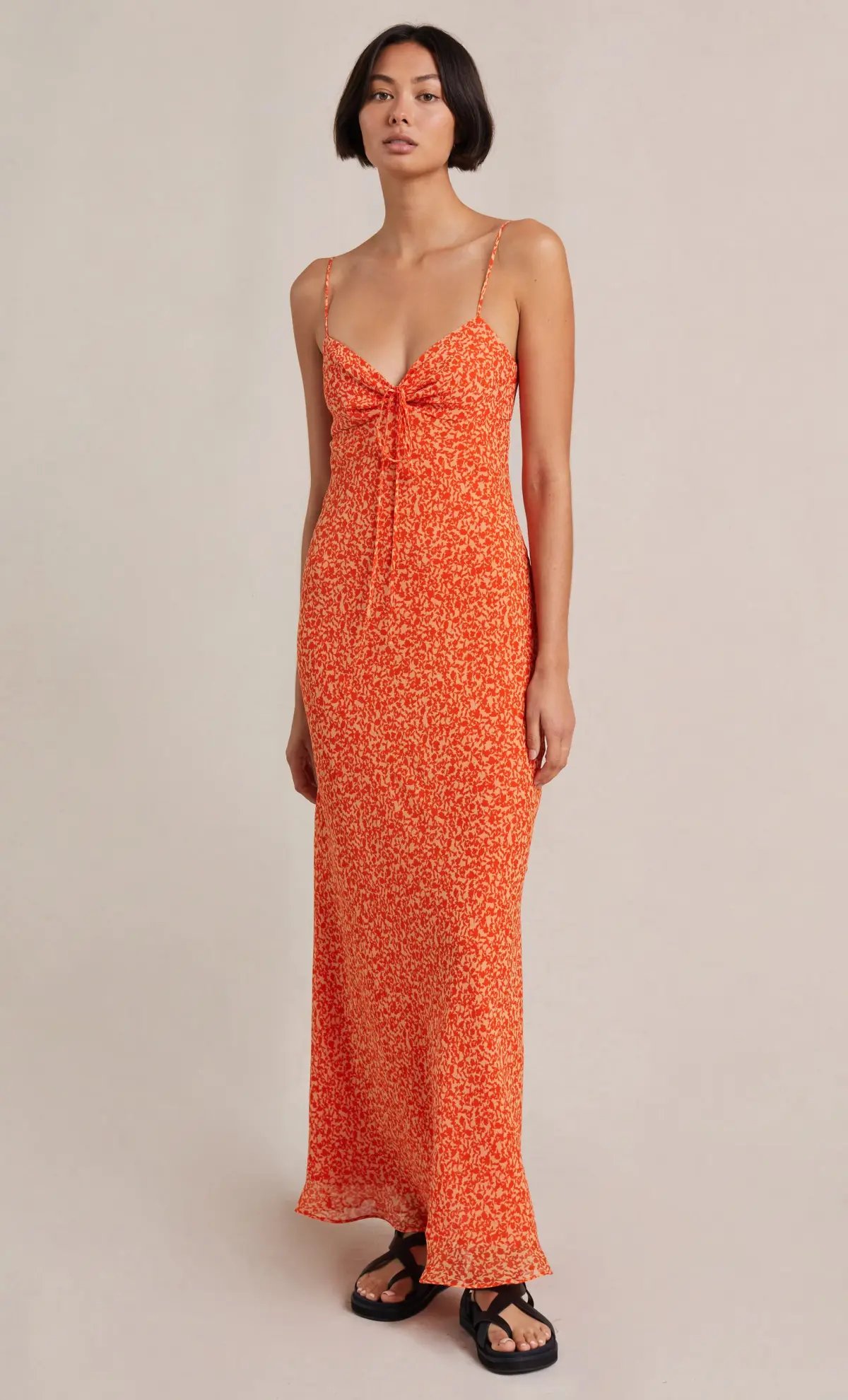 Bec & Bridge Cheri Maxi Dress Orange Size 8 photo 5