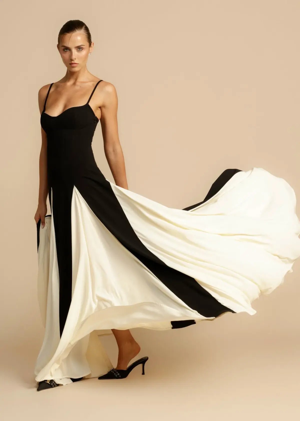 Arcina Ori Paloma Dress Black/White Size 6 photo 2