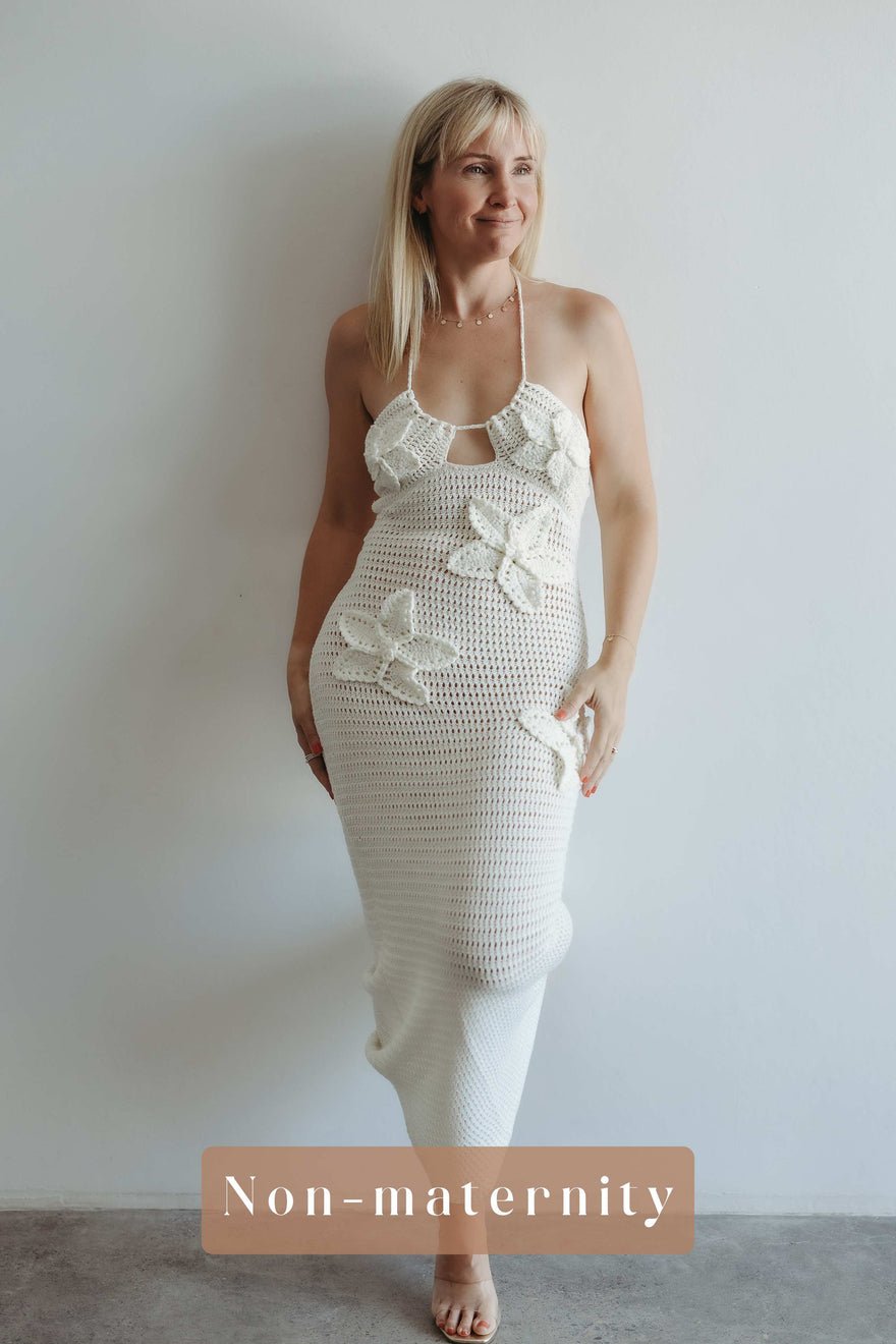 Meshki Kyla Floral Crochet Maxi Dress photo 5