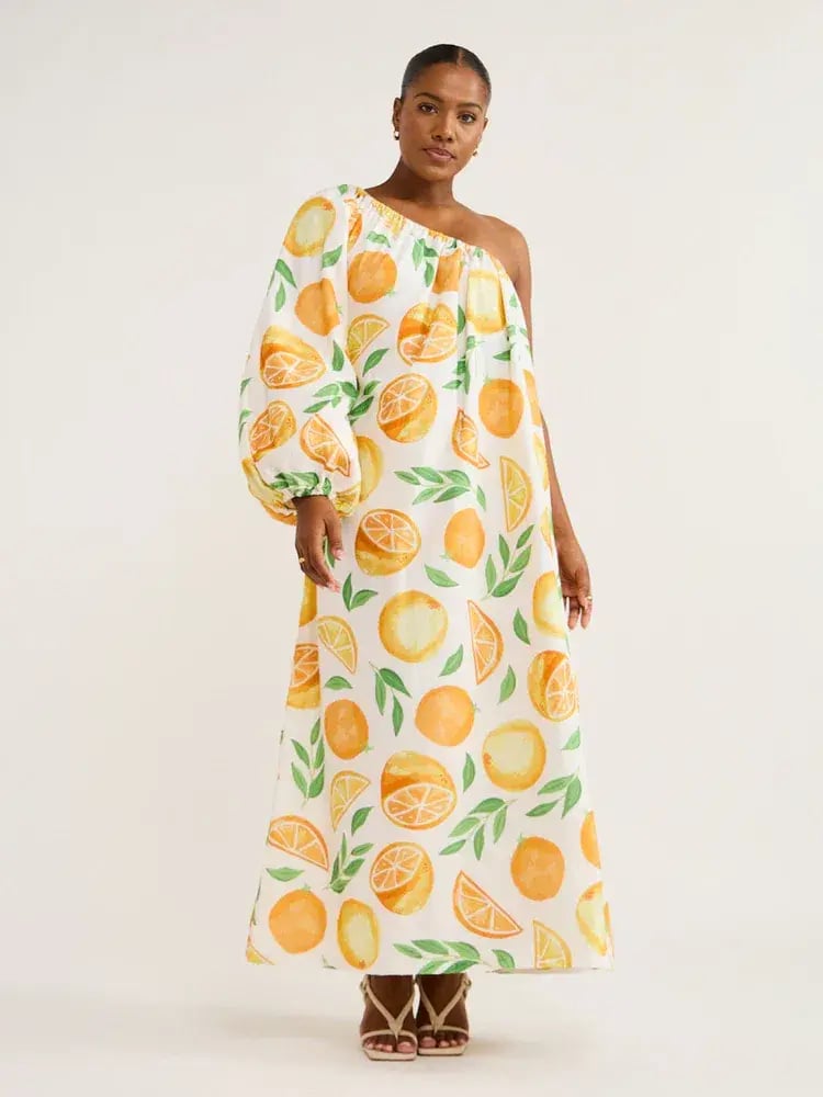 Ambra Maddalena Ophelia Dress In Orange Size 10 photo 3