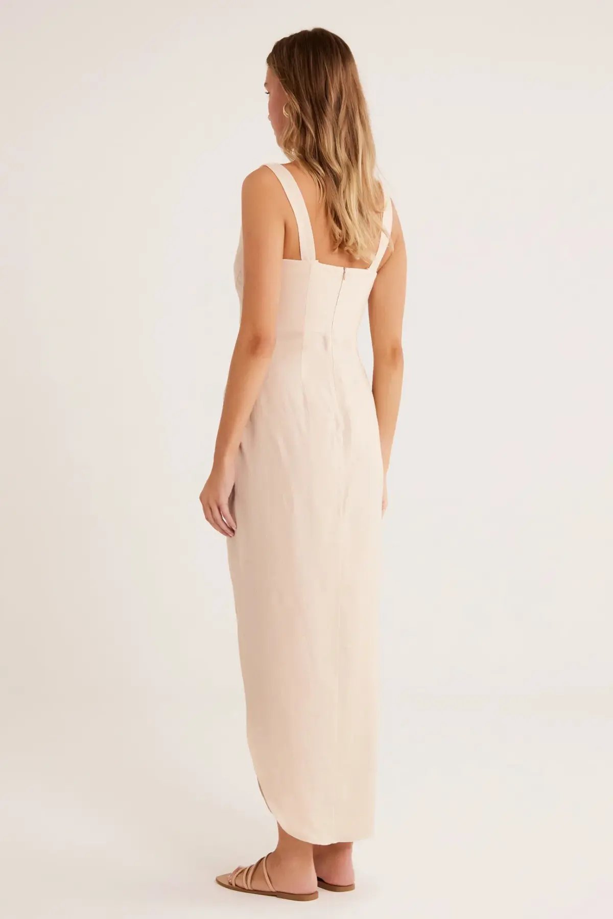 Rumer the Label Luella Maxi Dress in Ballet Beige Size AU 14 photo 9