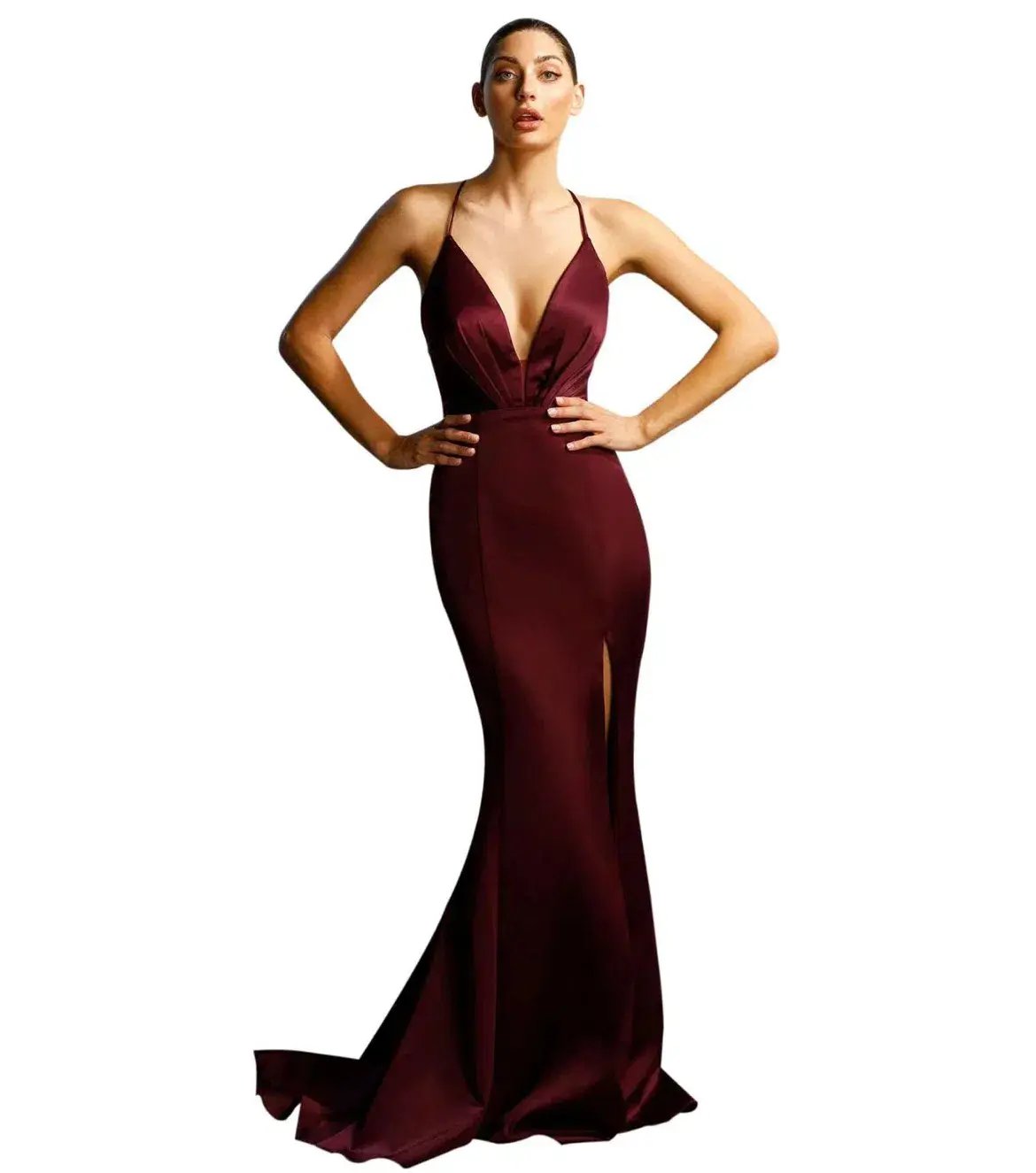 Jadore JX1101 Formal Dress Berry Size 4 photo 2