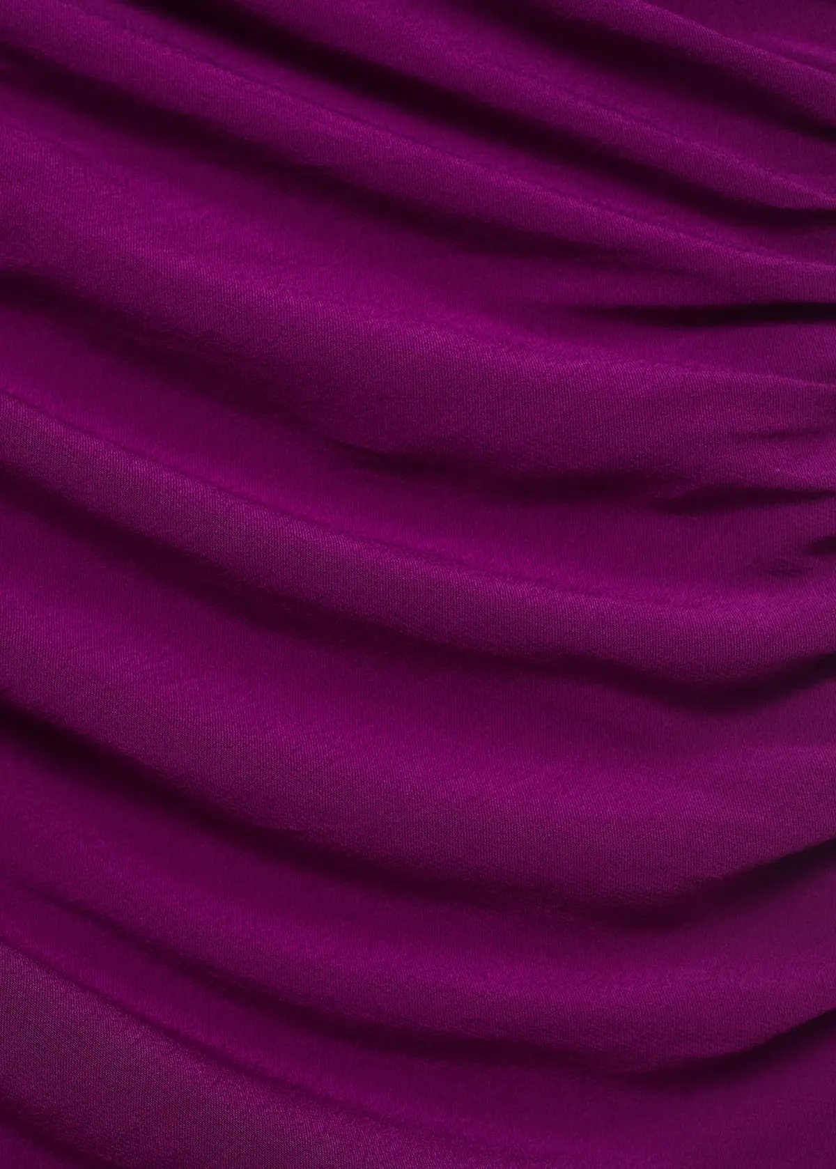 M.N.G Amina Asymmetrical Midi Dress Deep Purple Size M photo 5