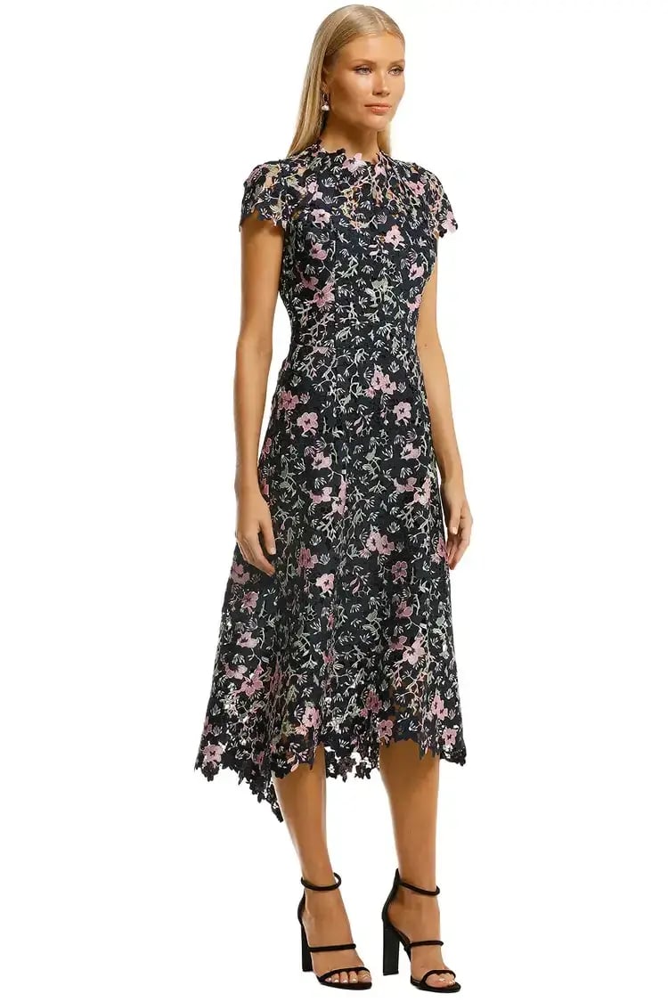 Moss and Spy Birdy Dress Floral Multi Print Size 12 photo 2