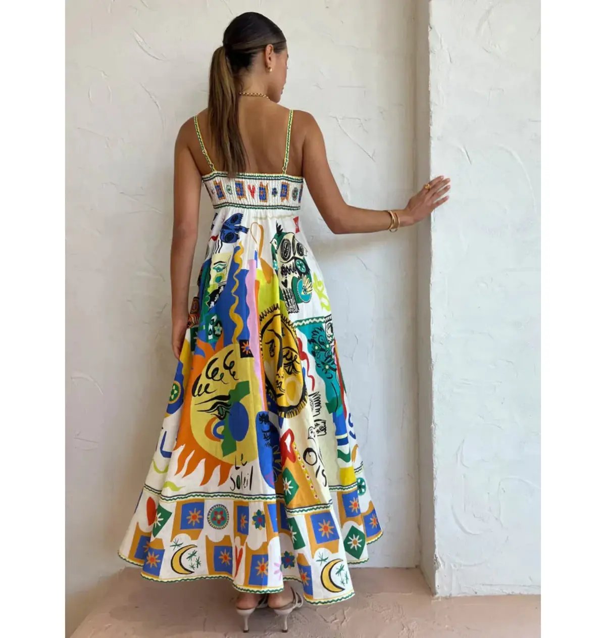 Alemais Soleil Sundress Print Size AU 8 photo 2