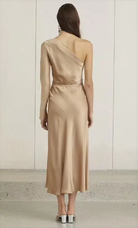 Bec & Bridge Classic One Shoulder Dress Size 8 photo 3