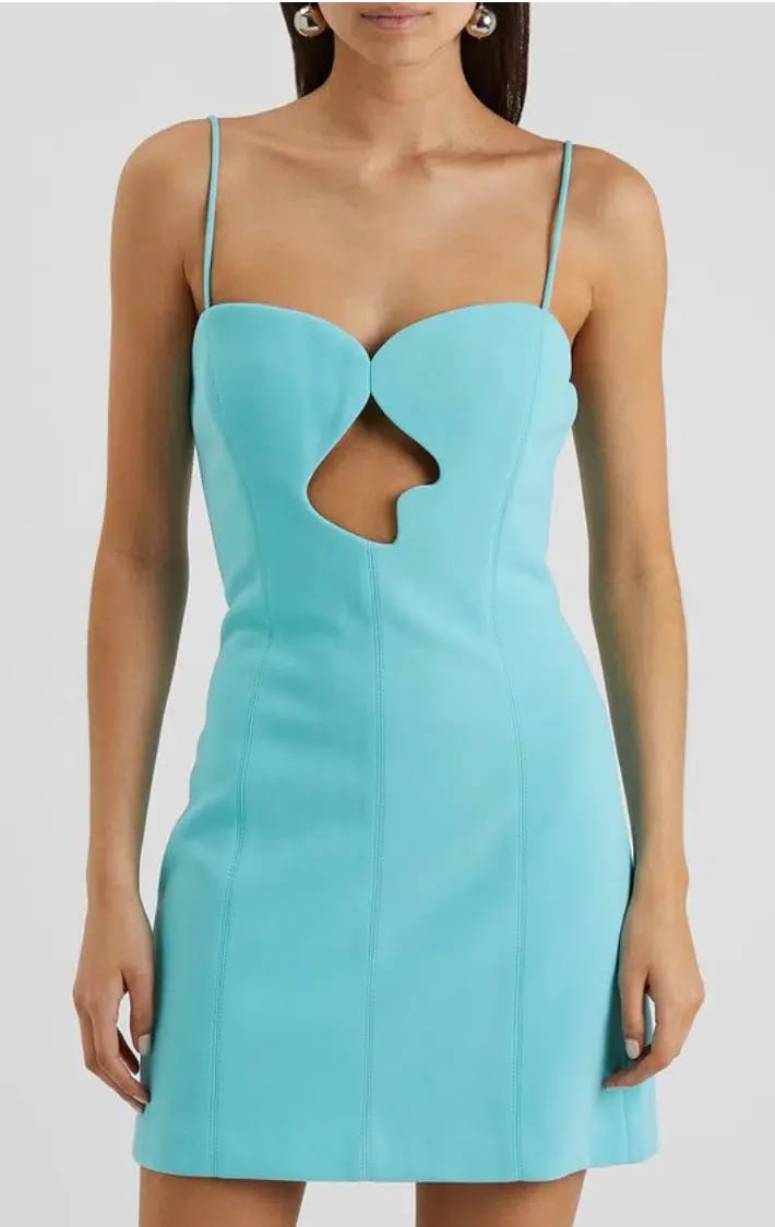 Misha Brixton Mini Dress Blue Size 8/S photo 2