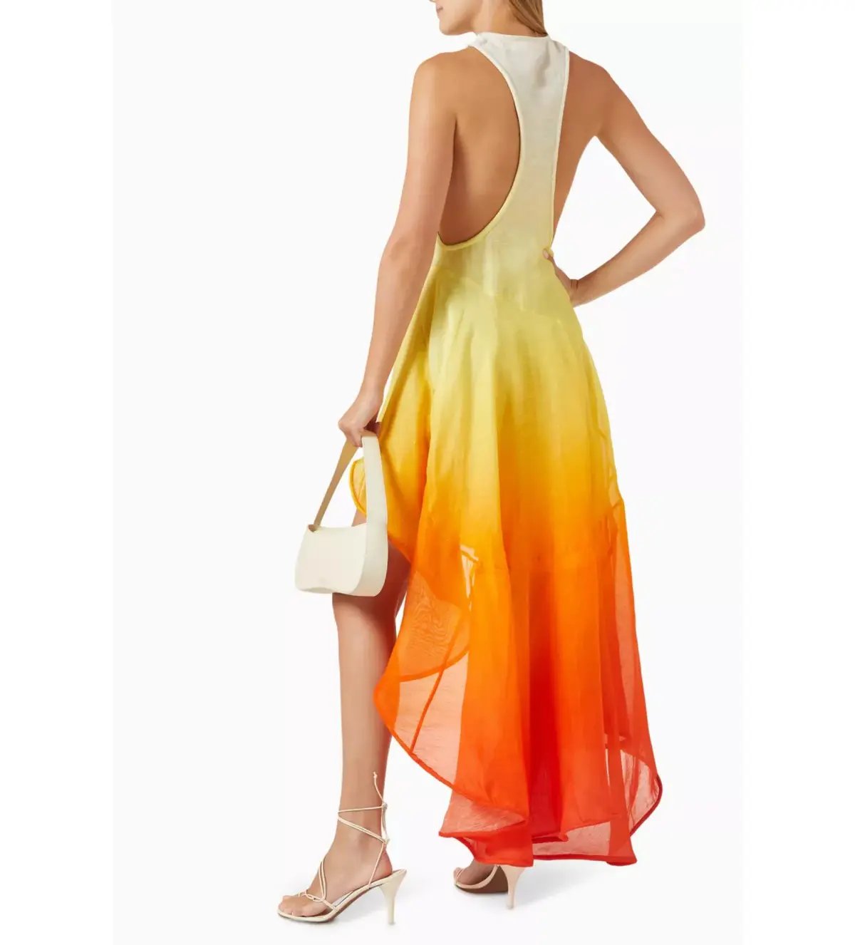 Zimmermann Wonderland Waterfall Mini Dress Sunset Ombre Size 0/ AU 8 photo 2
