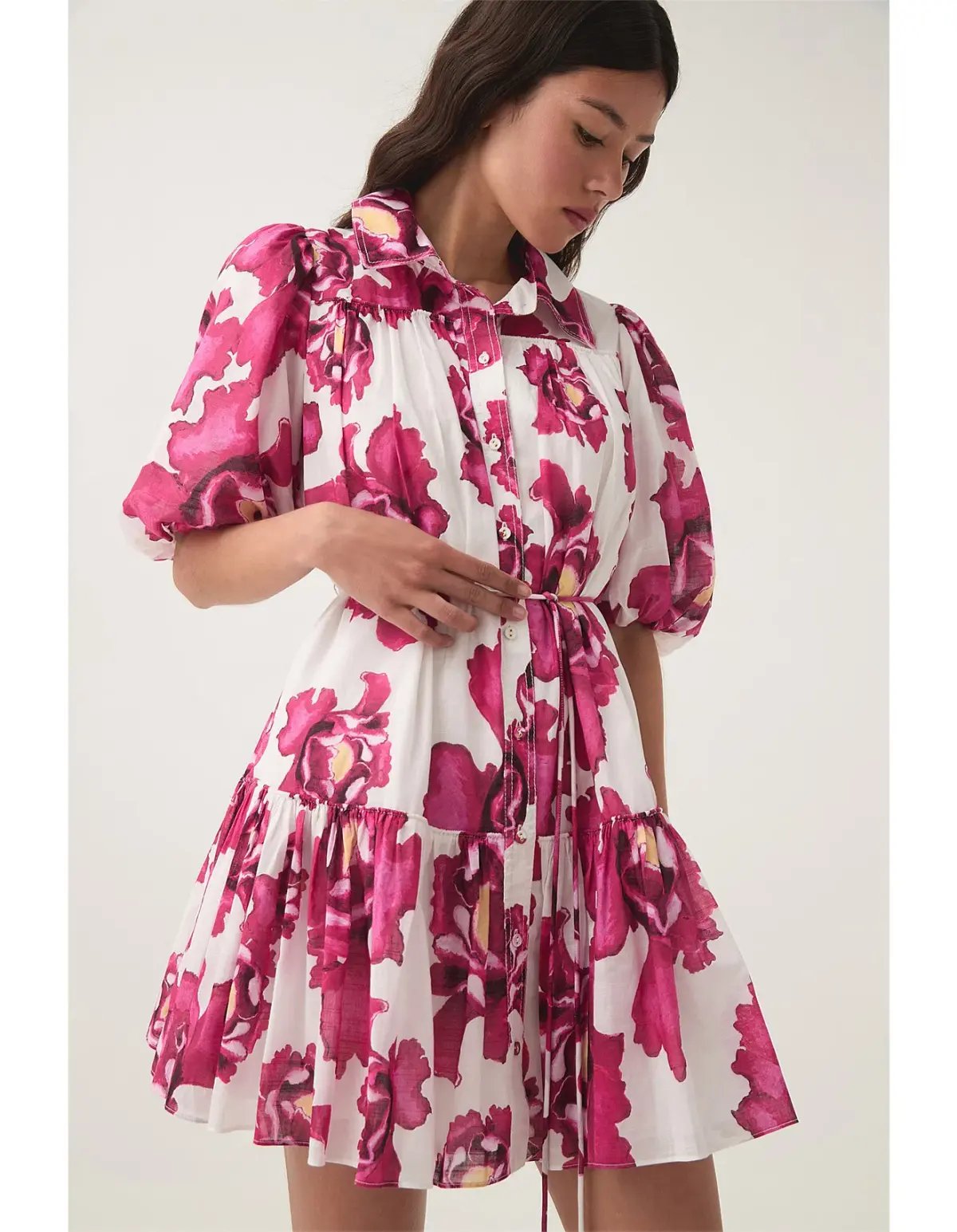 AJE ELIZA SMOCK MINI DRESS SIZE 4 photo 2