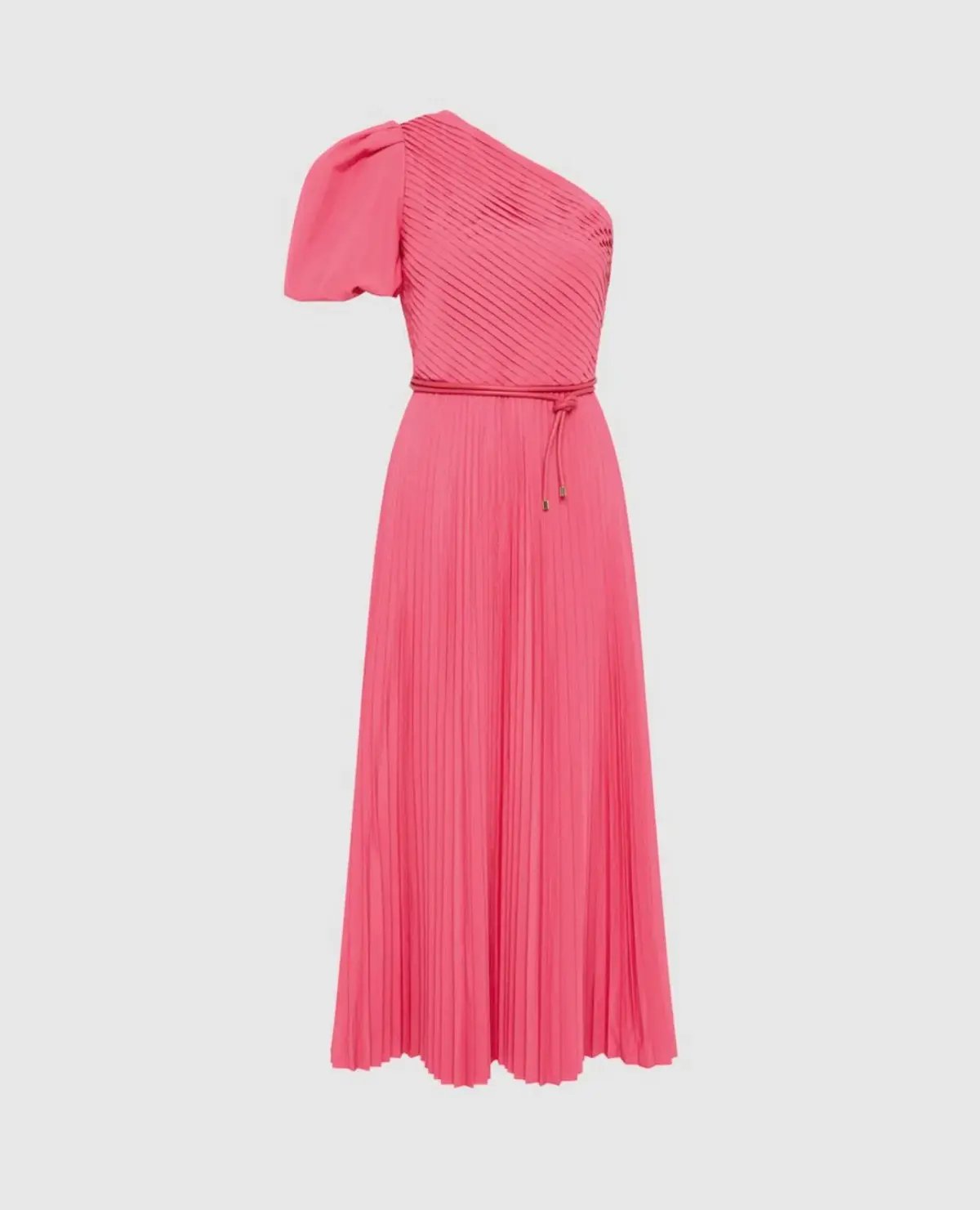 Rebecca Vallance  Rosa One Shoulder Midi Dress  Pink Size 12 photo 7
