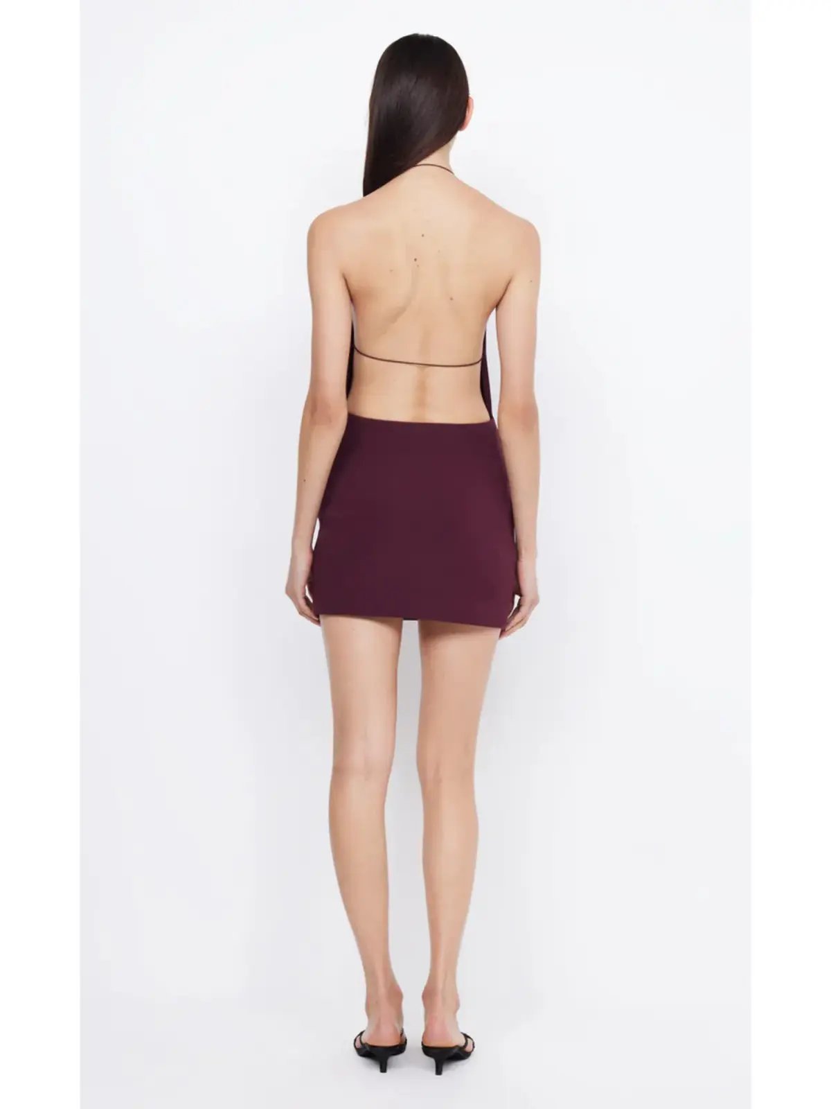 Bec & Bridge Andy Mini Dress Plum Size AU 6 photo 3